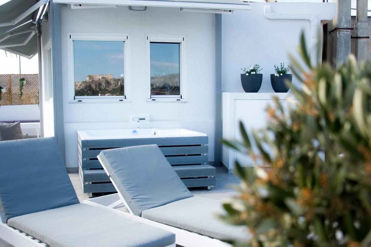 Private Jacuzzi & Acropolis View - The Loft Ateny Zewnętrze zdjęcie