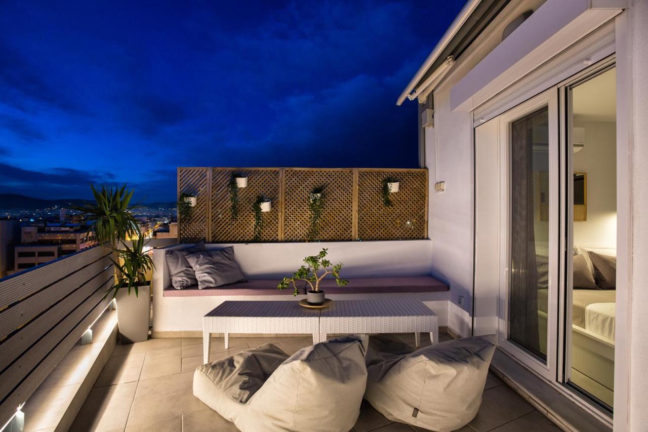 Private Jacuzzi & Acropolis View - The Loft Ateny Zewnętrze zdjęcie