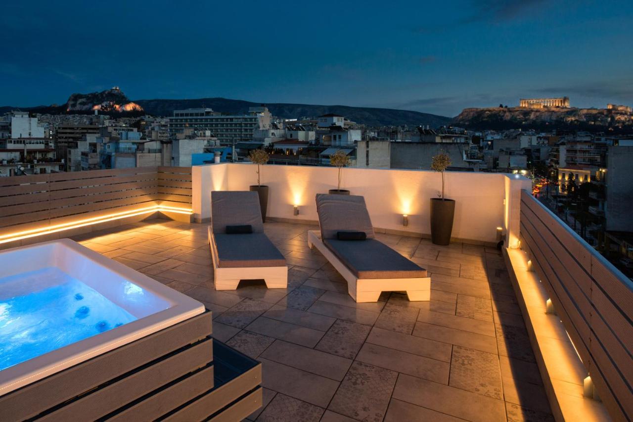 Private Jacuzzi & Acropolis View - The Loft Ateny Zewnętrze zdjęcie